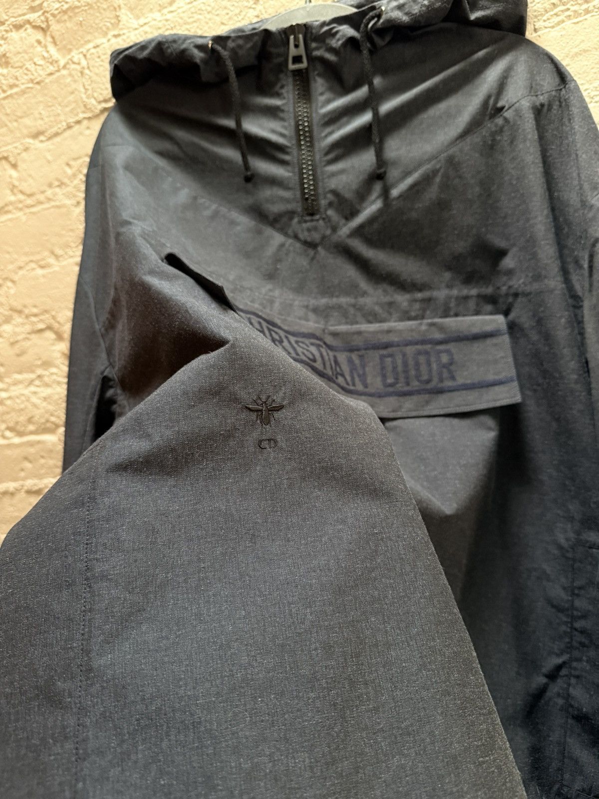 Dior FW19 Indigo Denim Anorak Jacket Size S / US 4 / IT 40 - 3 Thumbnail