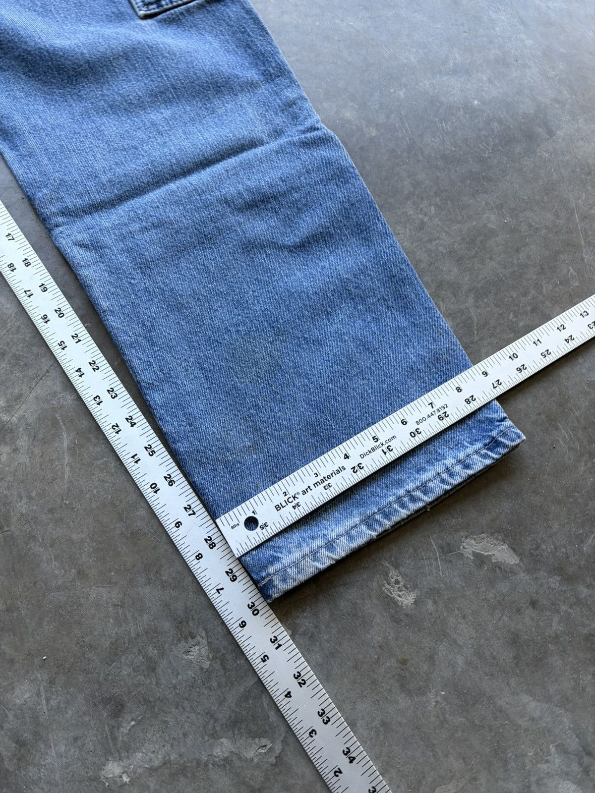 Dickies Dickies Double Knee Vintage Baggy Workwear Denim 1990s Size US 34 / EU 50 - 7 Thumbnail