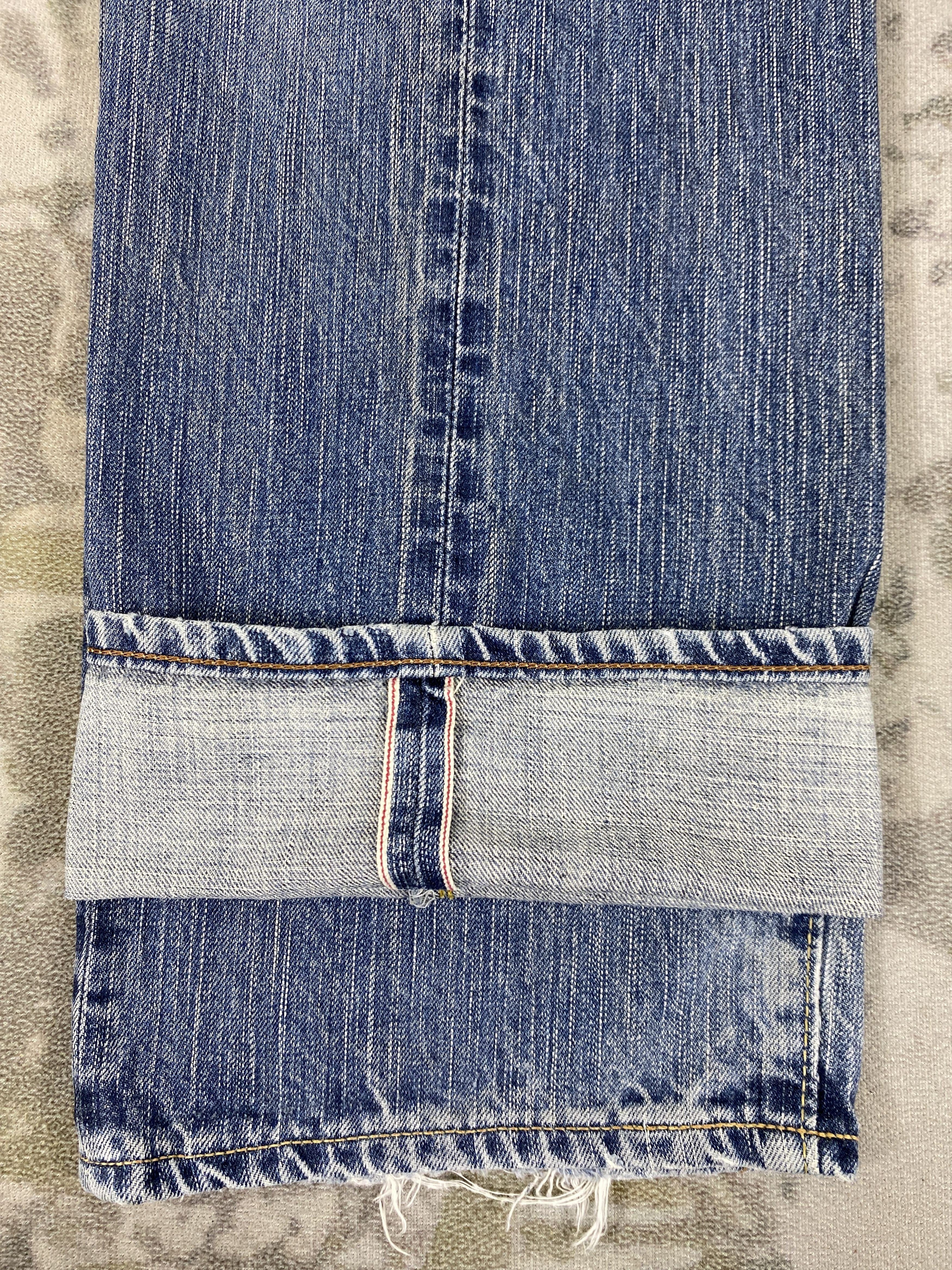Edwin 🔥VINTAGE EDWIN 505 SELVEDGE DENIM JEANS 34x32.5- JN3609 Size US 34 / EU 50 - 11 Thumbnail