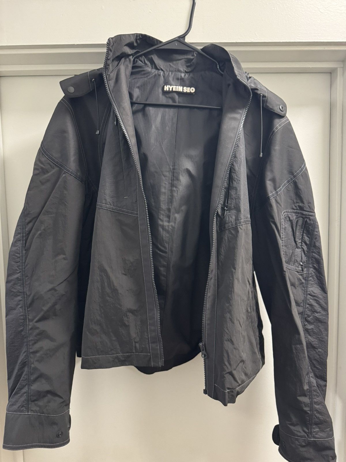Hyein Seo Hyein Seo Black Light Paneled Jacket Size US L / EU 52-54 / 3 - 3 Thumbnail