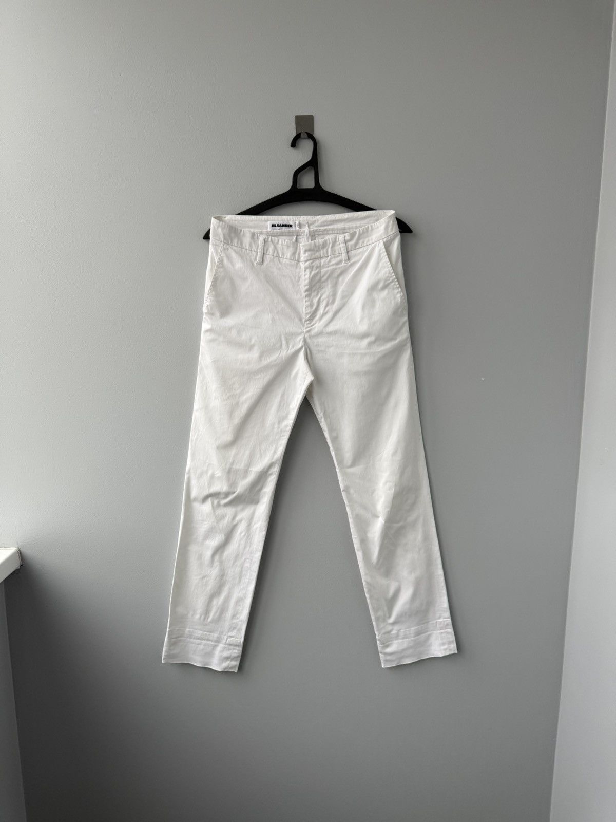 Jil Sander Jil Sander White Pants Size 26" / US 2 / IT 38 - 1 Thumbnail