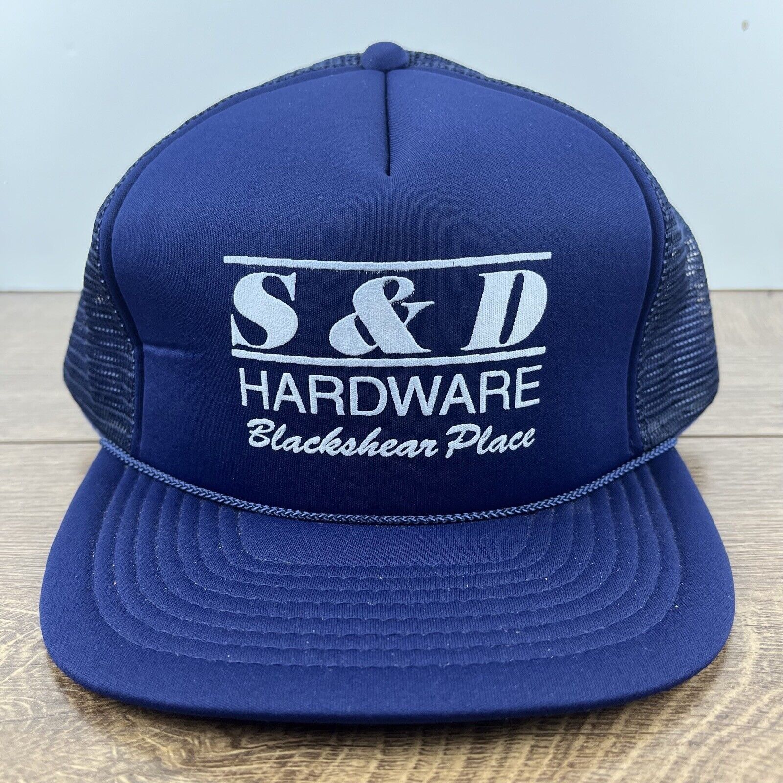 Other S&D Hardware Hat Blackshear Place Hat Blue Adjustable Hat Bl Size ONE SIZE - 4 Thumbnail