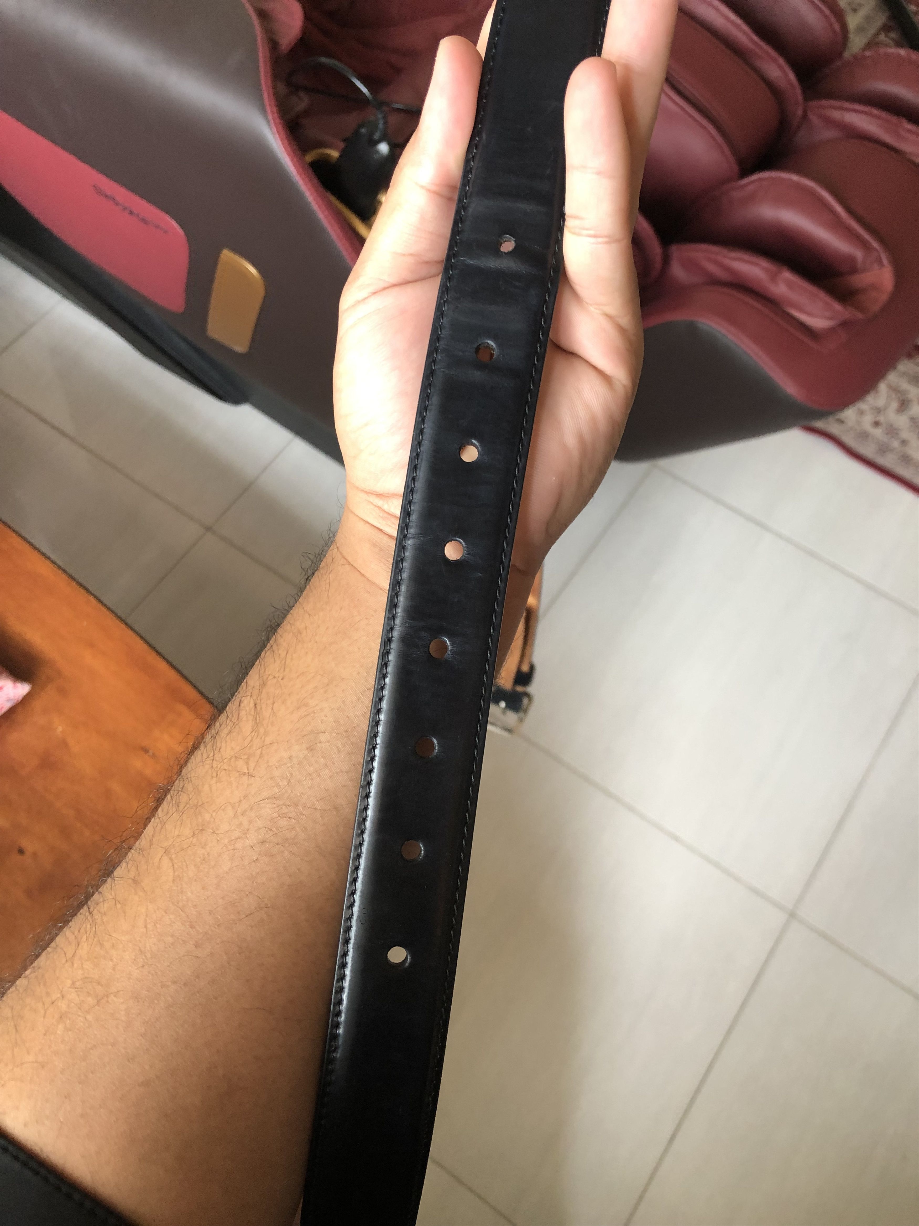Balenciaga Balenciaga Leather Belt Size 85 Size 32 - 8 Thumbnail