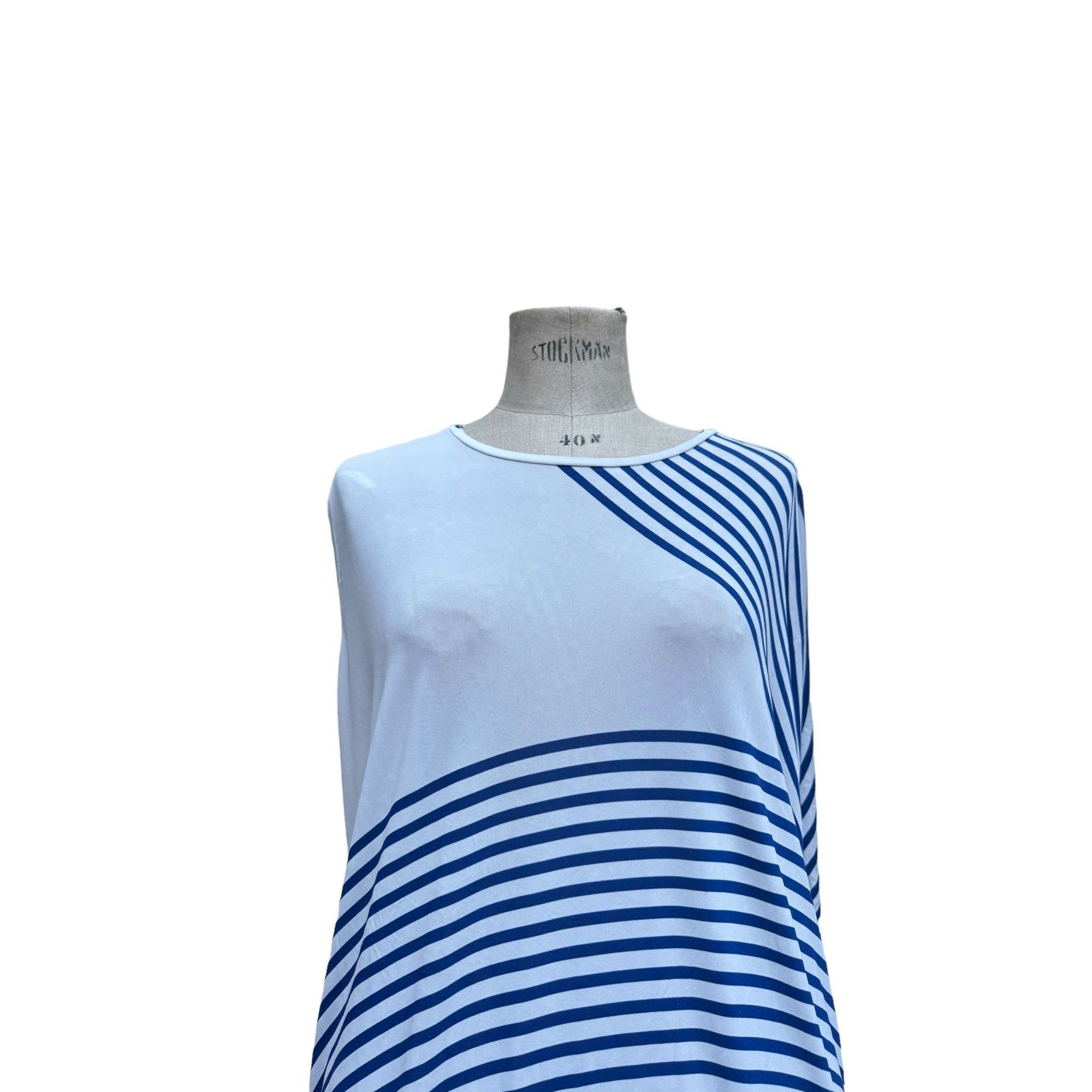 Maison Margiela MM6 Navy White Striped Top Size S / US 4 / IT 40 - 4 Thumbnail