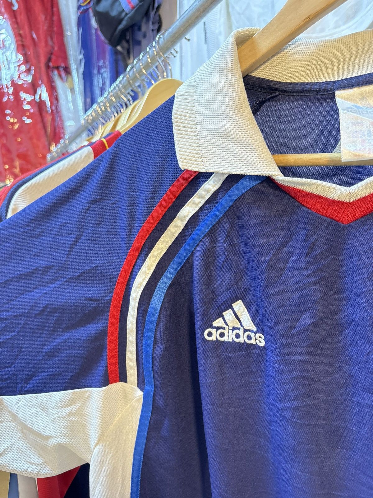 Adidas Vintage 1998-2000 France Football Team Training Kit Size US XL / EU 56 / 4 - 8 Thumbnail
