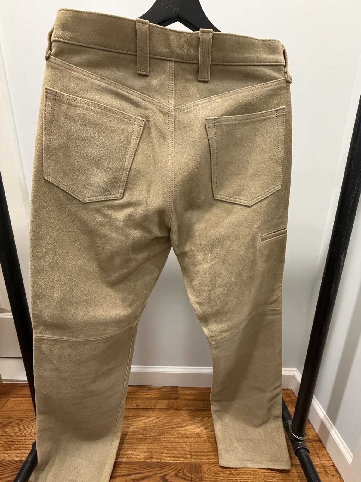 Human Made Human Made Suede Leather Pants - Beige Size US 32 / EU 48 - 7 Thumbnail