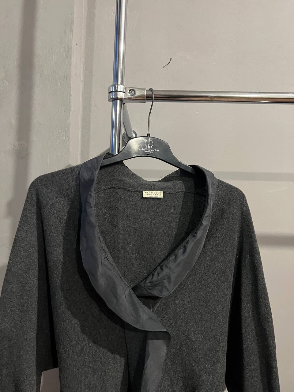 Brunello Cucinelli BRUNELLO CUCINELLI CASHMERE ITALIAN MADE ASYMMETRIC CARDIGAN Size M / US 6-8 / IT 42-44 - 3 Thumbnail