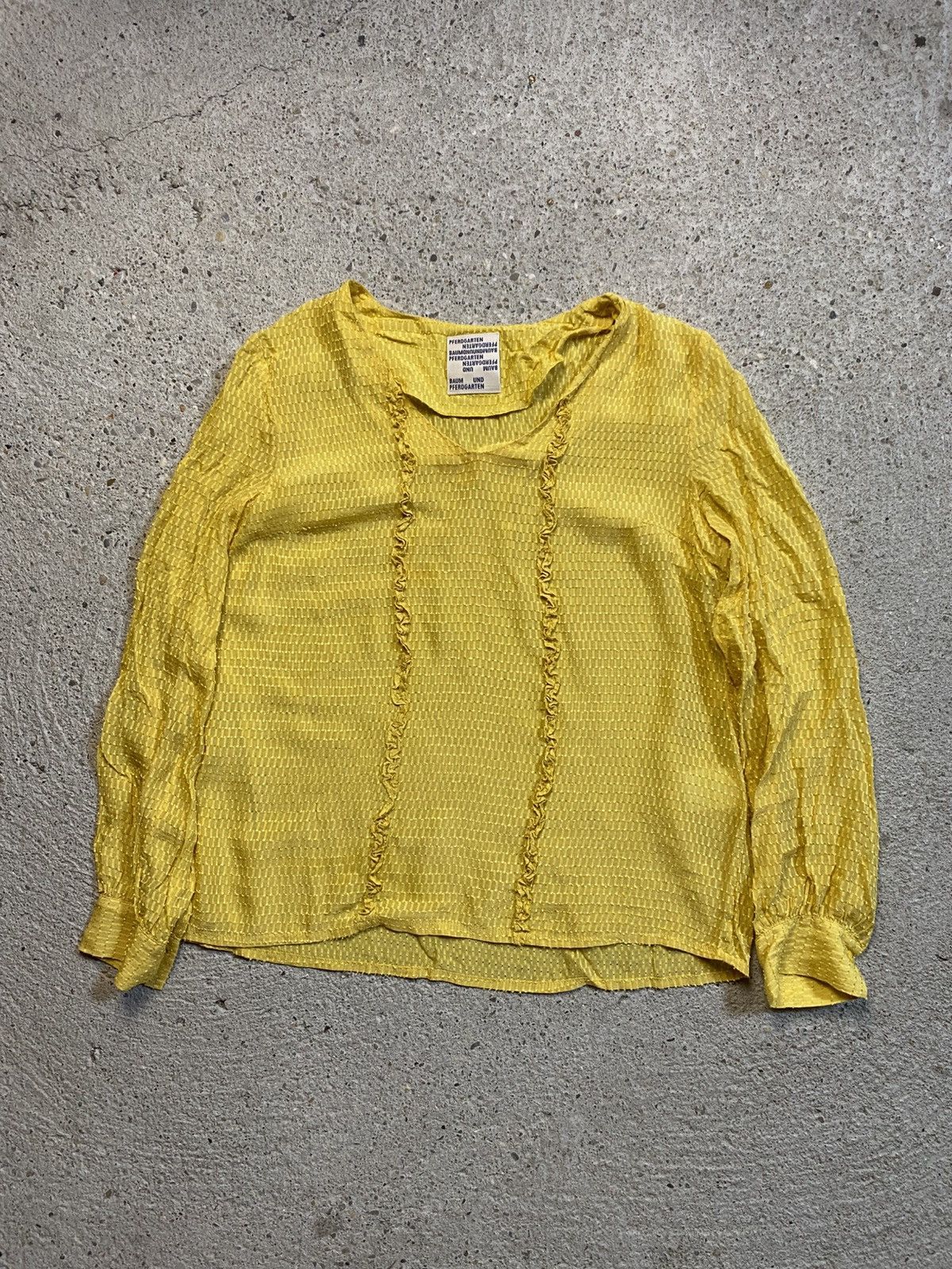 Baum und Pferdgarten Baum und pferdgarten blouse viscose yellow summer Size L / US 10 / IT 46 - 1 Thumbnail