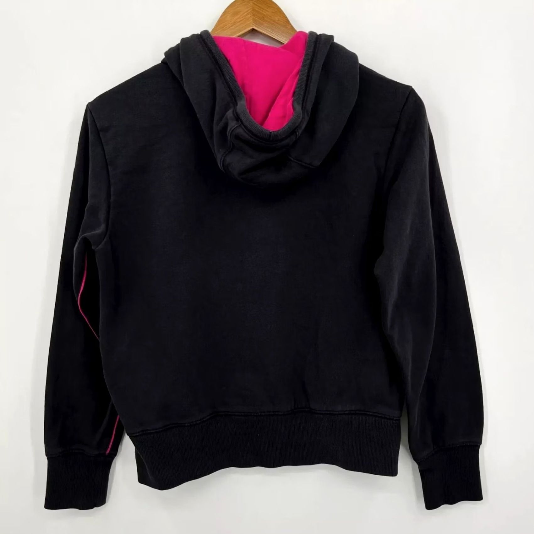 Puma PUMA Pullover Hoodie Women S Black Pink Drawstring Logo Pocket Size S / US 4 / IT 40 - 7 Thumbnail