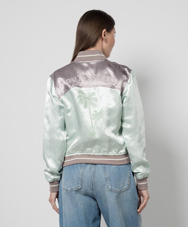 Palm Angels o1y1125 Bomber Jacket in Multicolor Size S / US 4 / IT 40 - 3 Thumbnail