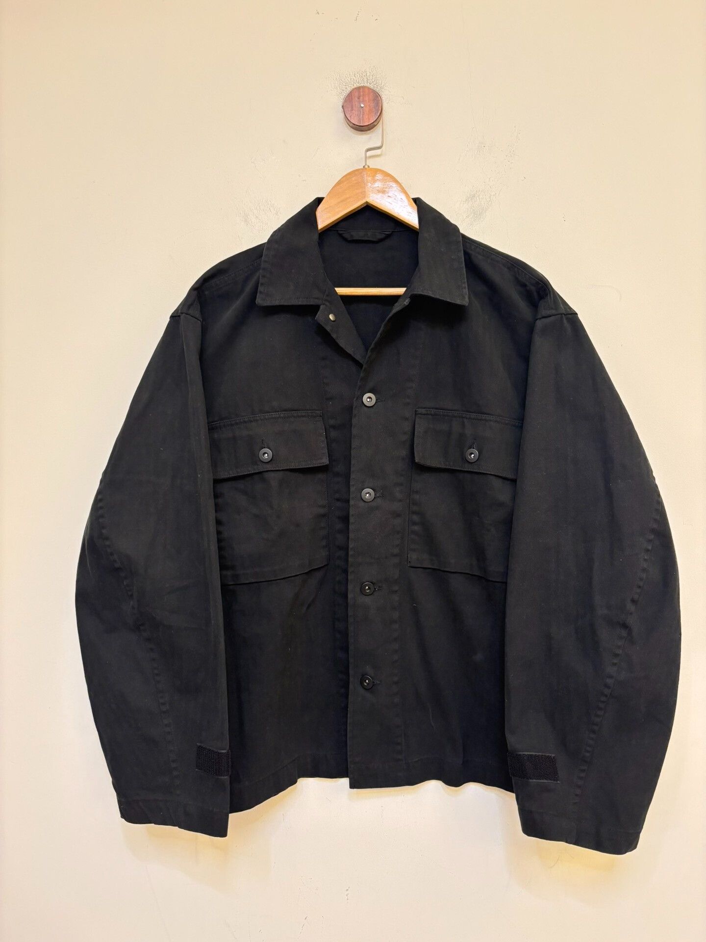 ADAM ET ROPE Wild Life Tailor Herringbone Washed CPO Jacket Size US L / EU 52-54 / 3 - 1 Thumbnail