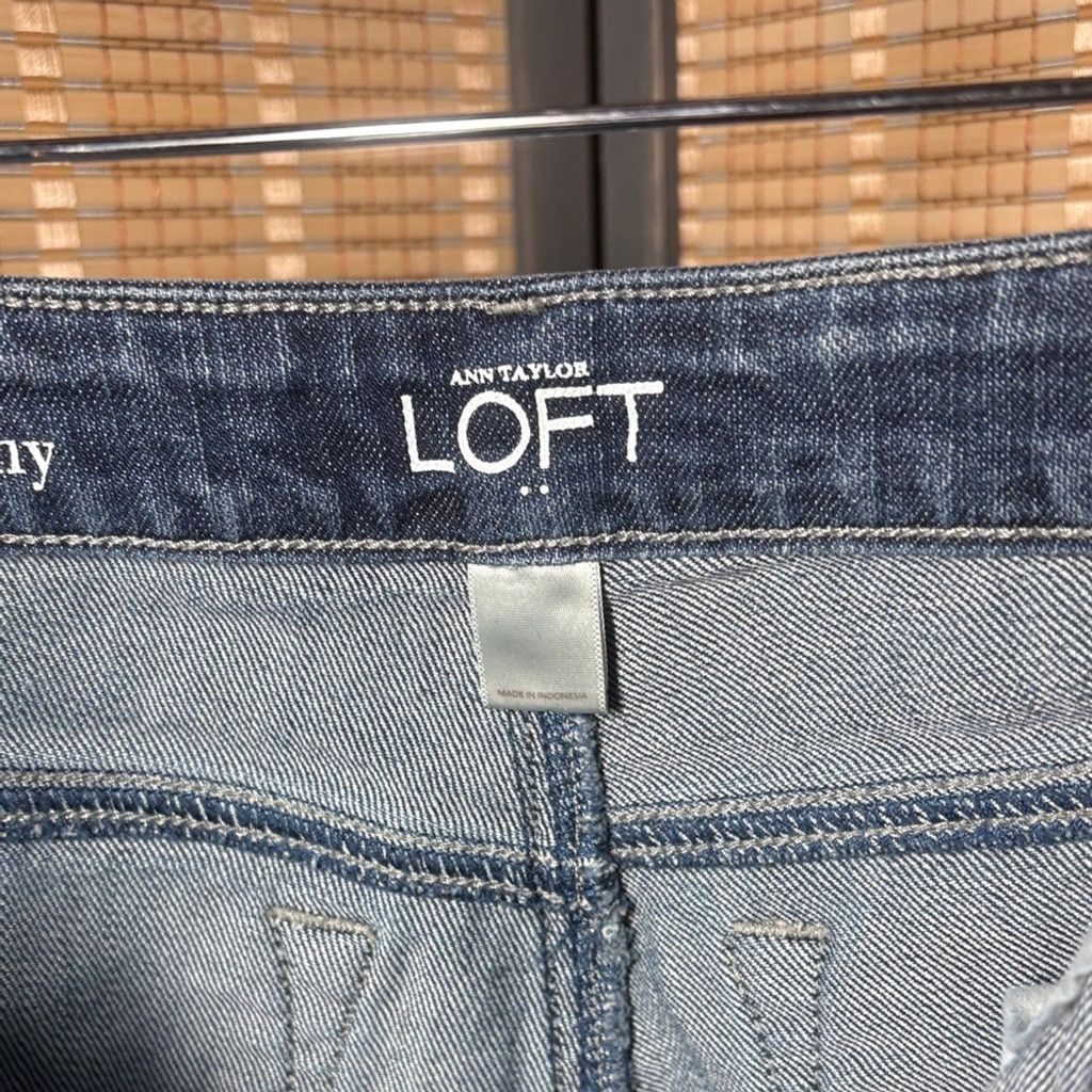 Loft Women's LOFT Curvy Skinny Jeans Size 27" / US 4 / IT 40 - 3 Thumbnail