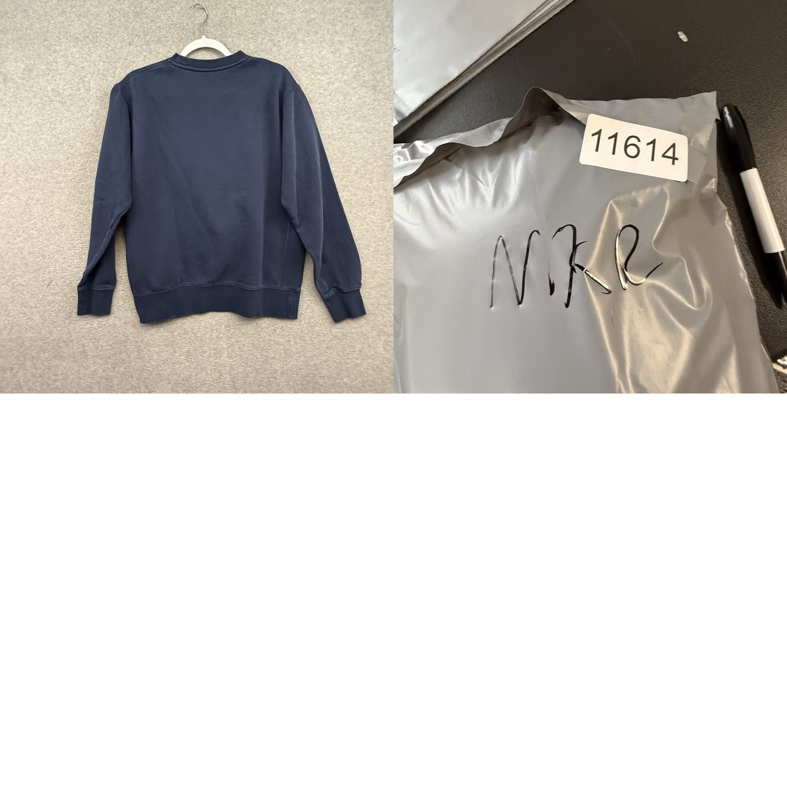 Nike Nike Sportswear Club Fleece Crewneck Logo Sweatshirt Men M Blue BV2662 Size US M / EU 48-50 / 2 - 8 Thumbnail