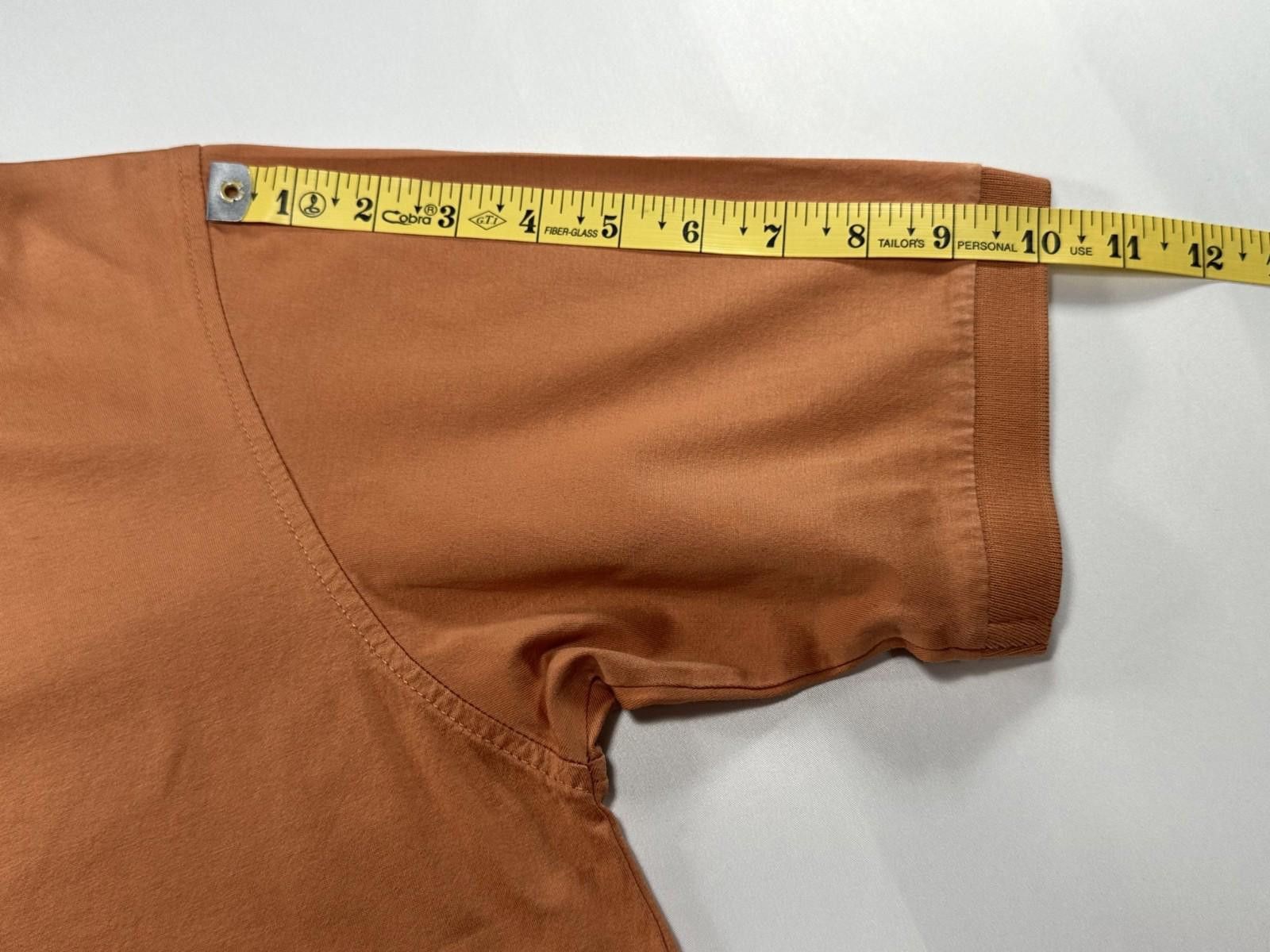 Tricots St. Raphael Tricots St Raphael 1/4 Button Cotton Polo Shirt Orange Men S Size US L / EU 52-54 / 3 - 5 Thumbnail