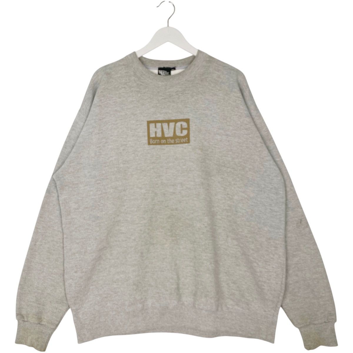 Vintage Vintage HVC Japan Streetwear Sweatshirt Crewneck Grey Sz XXL Size US XXL / EU 58 / 5 - 1 Thumbnail