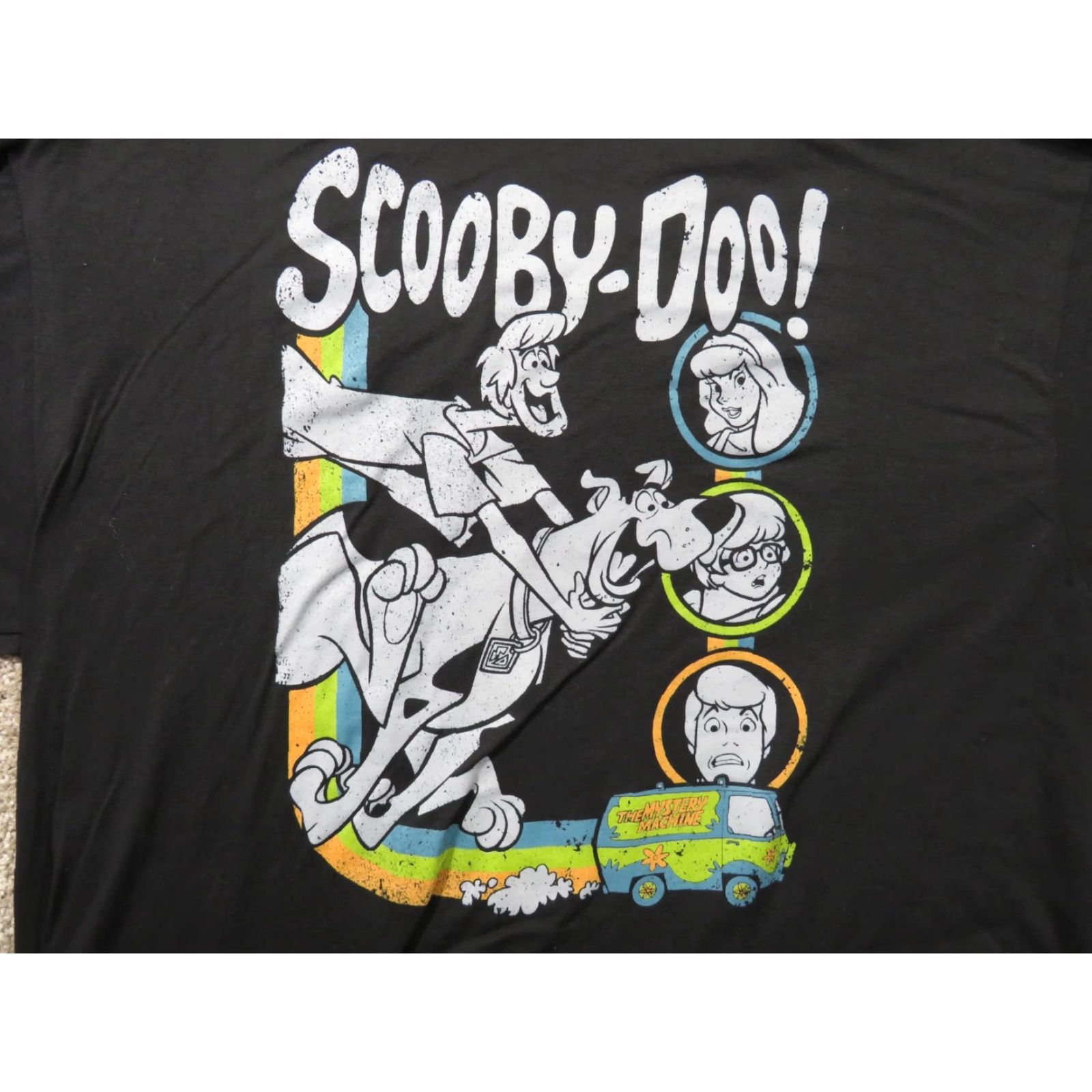 NANGA Scooby-Doo T-Shirt Mens Multicolor Shaggy Mystery Machine VTG 2XL Classic Cartoon Crew Neck Short Sleeve Adults Size US XXL / EU 58 / 5 - 2 Thumbnail