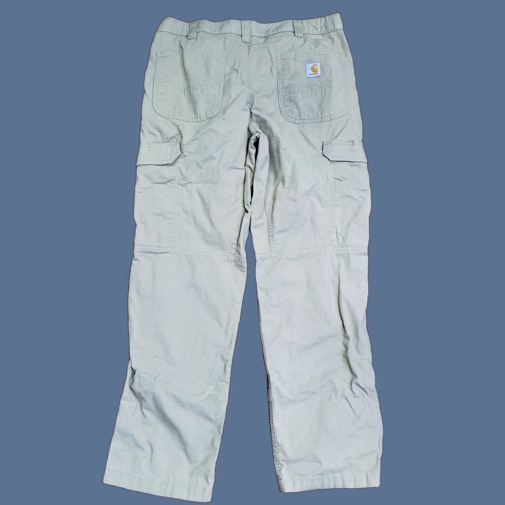 Carhartt Carhartt Pants Mens 37x32 Beige Cargo Force Relaxed Fit Ripstop Workwear Utility Size US 36 / EU 52 - 1 Thumbnail