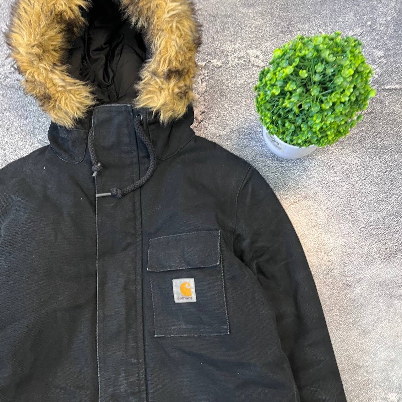 Carhartt Vintage Carhartt Siberian Parka 3M Thinsulate Black Faded Size US XS / EU 42 / 0 - 23 Thumbnail