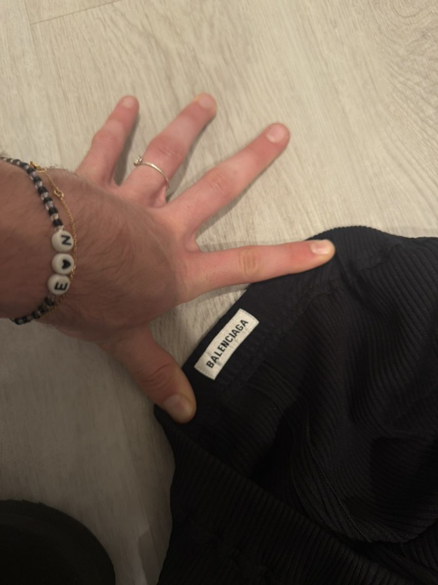 Balenciaga f/w 2020 ultra wide leg ribbed sweatpants!! Size US 28 / EU 44 - 9 Thumbnail