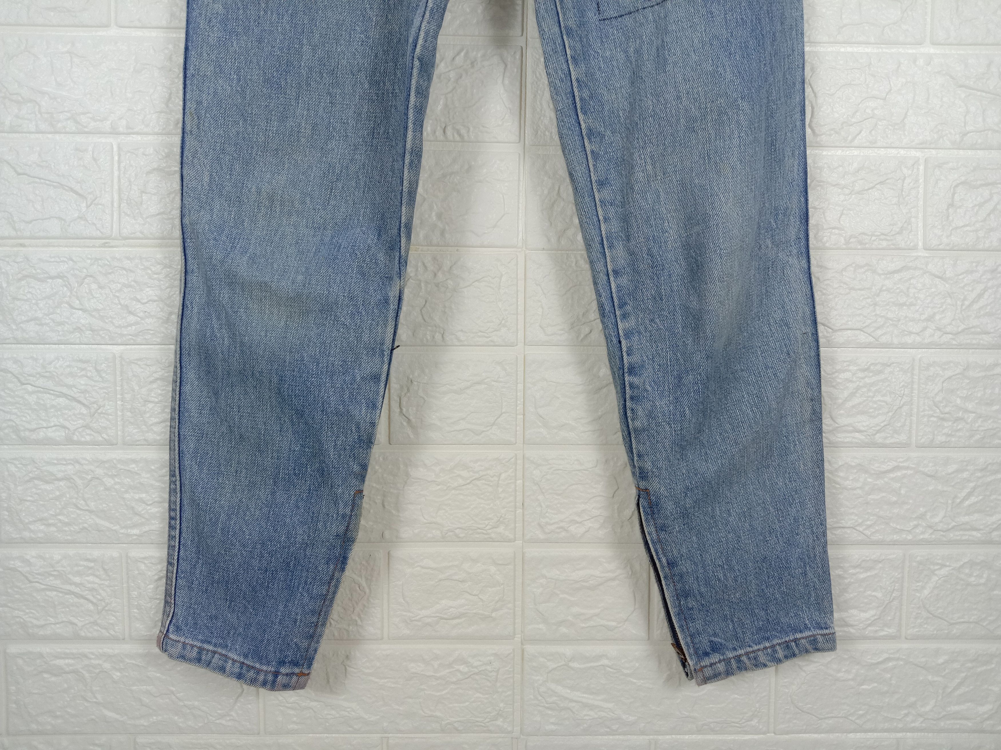 Fiorucci Vintage Fiorucci Italian Designer Leg Zipper Jeans Size 26" / US 2 / IT 38 - 4 Thumbnail