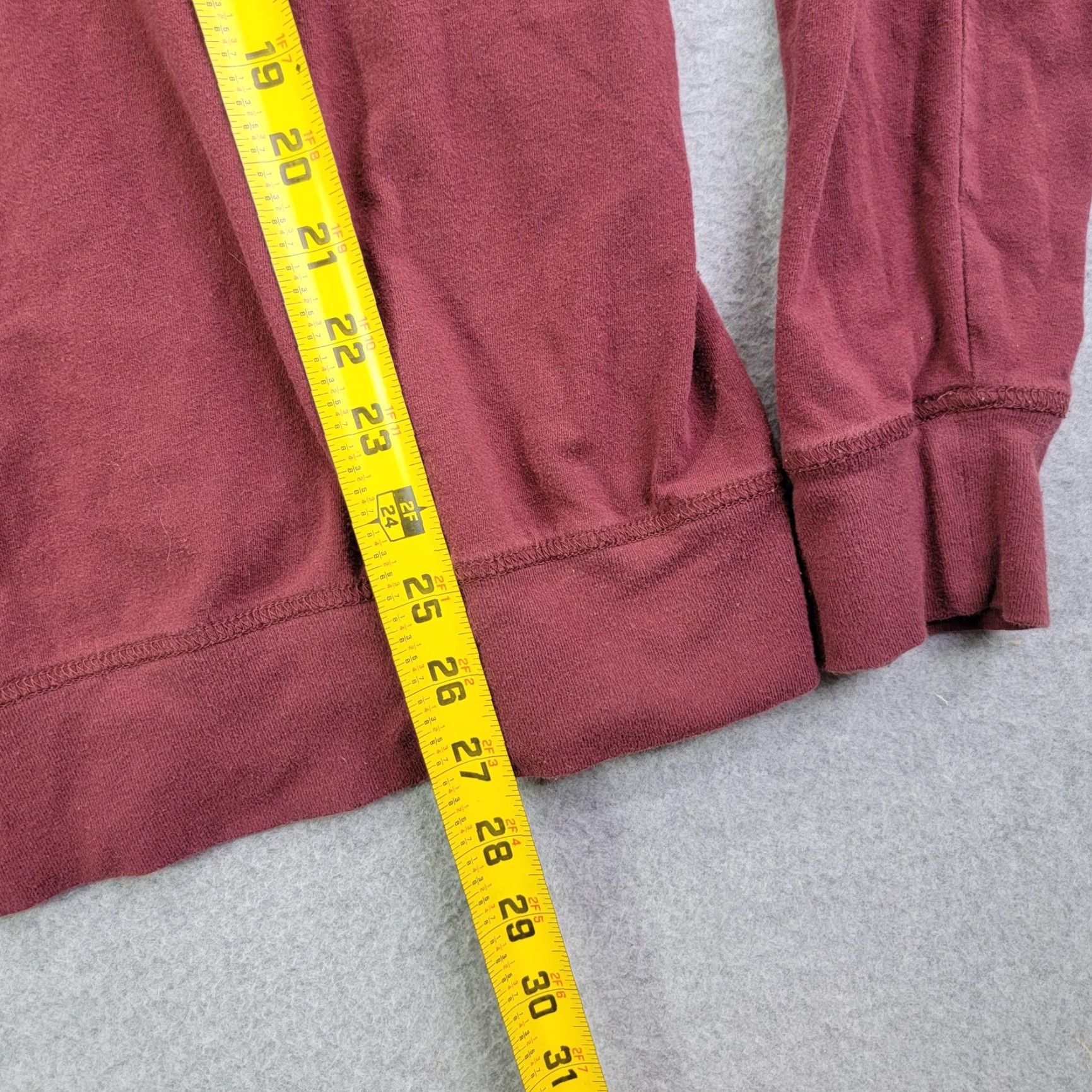 Lucky Brand Lucky Brand Sweatshirt Mens Large Red Mock Neck Snap Henley Saturday Stretch Size US L / EU 52-54 / 3 - 6 Thumbnail