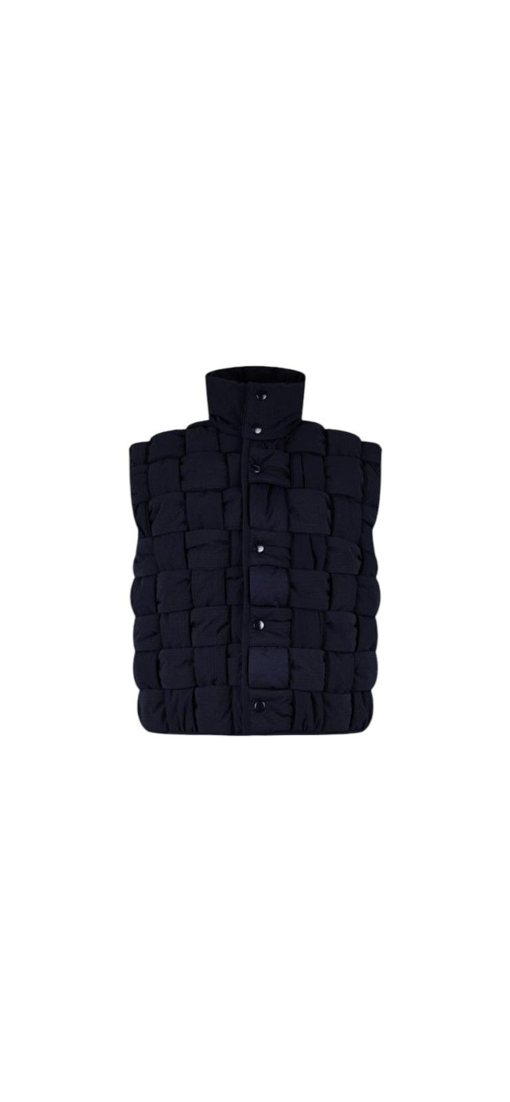 BOTTEGA VENETA TECH NYLON INTRECCIATO GILET