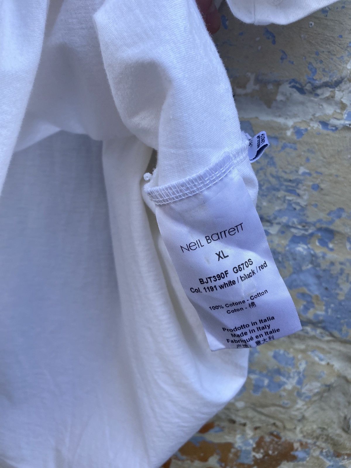 Neil Barrett Neil barrett casual streetwear tee t-shirt luxury geometric Size US XL / EU 56 / 4 - 6 Thumbnail