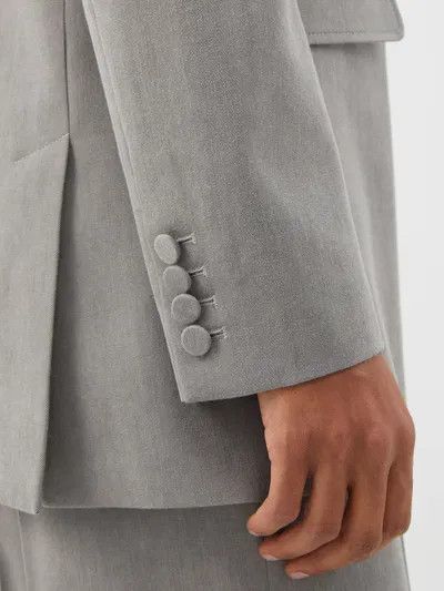 Chloe o1y0825 Blazer in Gray Size M / US 6-8 / IT 42-44 - 3 Thumbnail