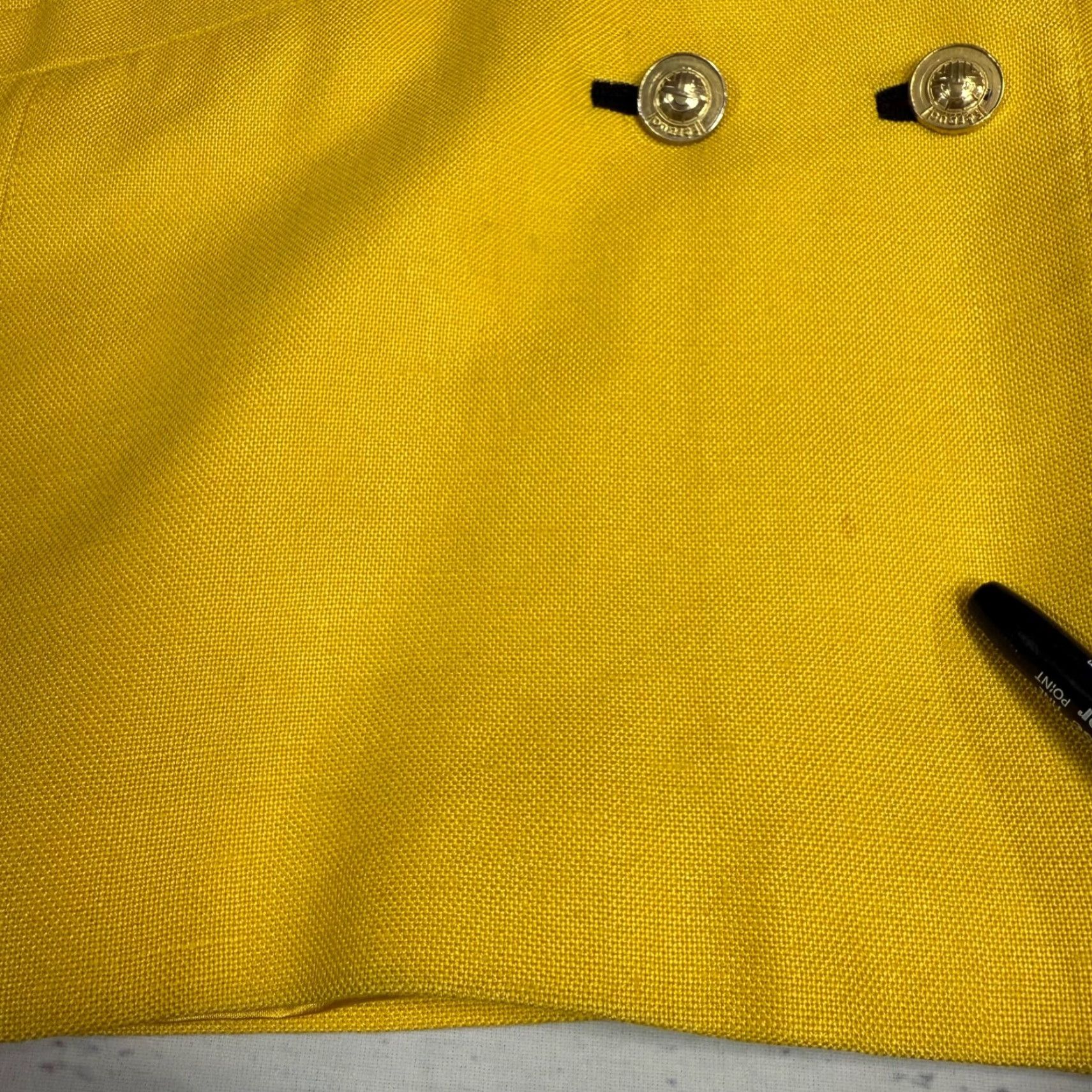 Louis Feraud VINTAGE Louis Feraud Womens Blazer Jacket Blazer 10 Yellow Size L / US 10 / IT 46 - 6 Thumbnail