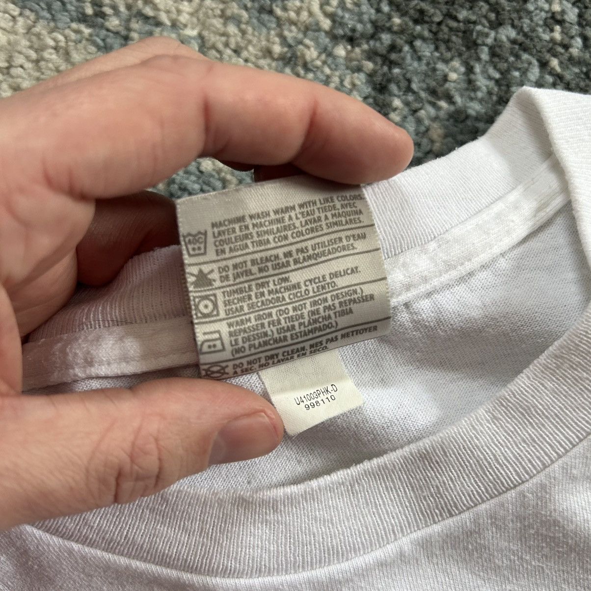 Nike 2003 OREGON TRACK iS BACK TEE NiKE SiLVER TAB TAG LABEL Size XL / US 12-14 / IT 48-50 - 8 Thumbnail