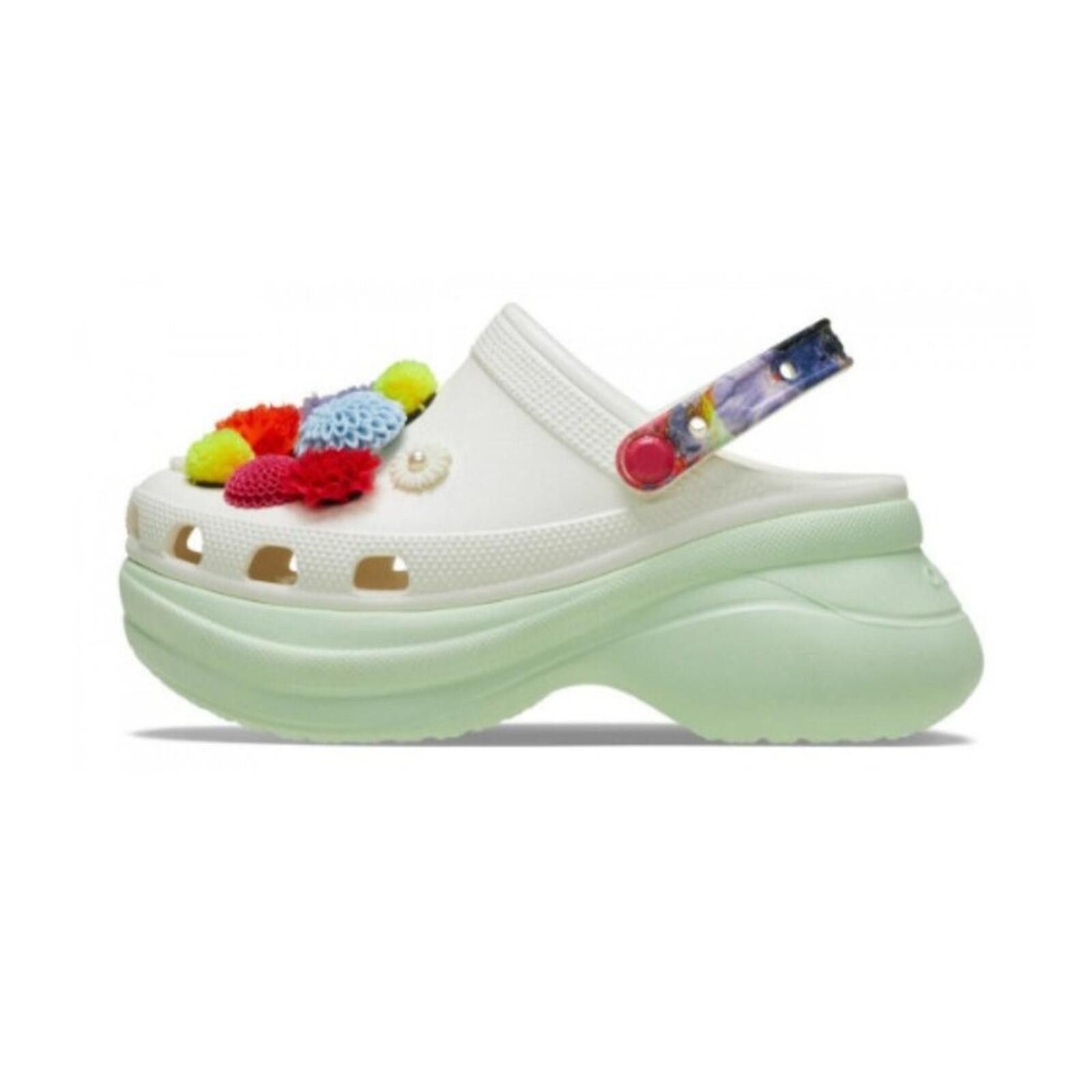 Crocs Crocs Bae Wildflower Clog Classic Woman | Beige/Green Size US 9 / IT 39 - 2 Thumbnail