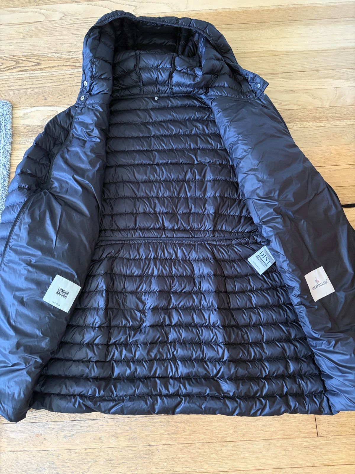 Moncler Moncler Barbel long down coat Size L / US 10 / IT 46 - 2 Thumbnail
