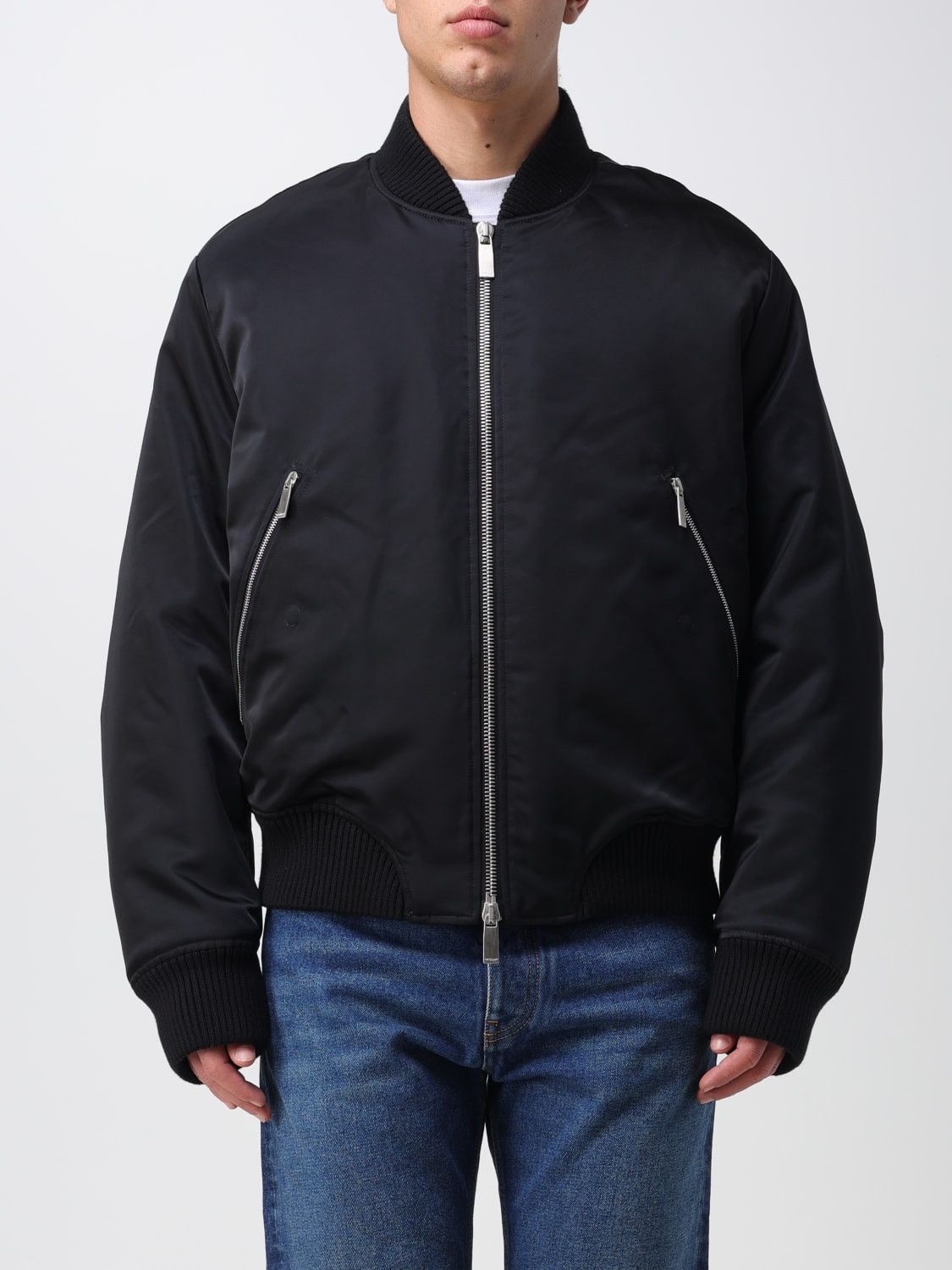 Off-White o1y0225 Bomber Jacket in Black Size US XL / EU 56 / 4 - 1 Thumbnail