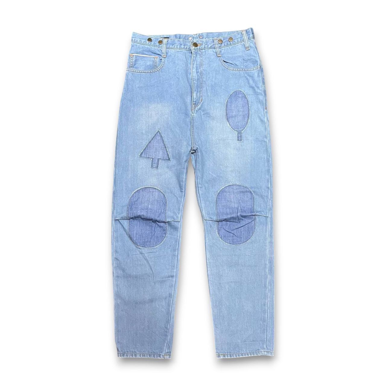 Issey Miyake × Japanese Brand × Ne-Net Ne-Net Selvedge Hybrid Patchwork Denim Jeans Pants Size US 31 - 1 Thumbnail