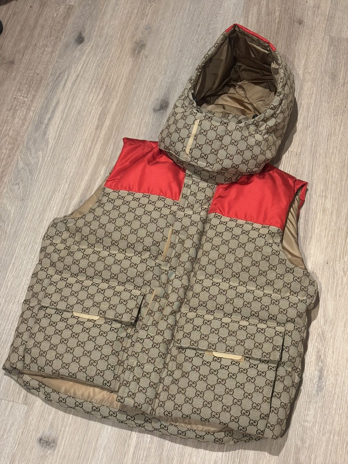 Gucci Gucci monogram puffer vest Size US S / EU 44-46 / 1 - 1 Thumbnail