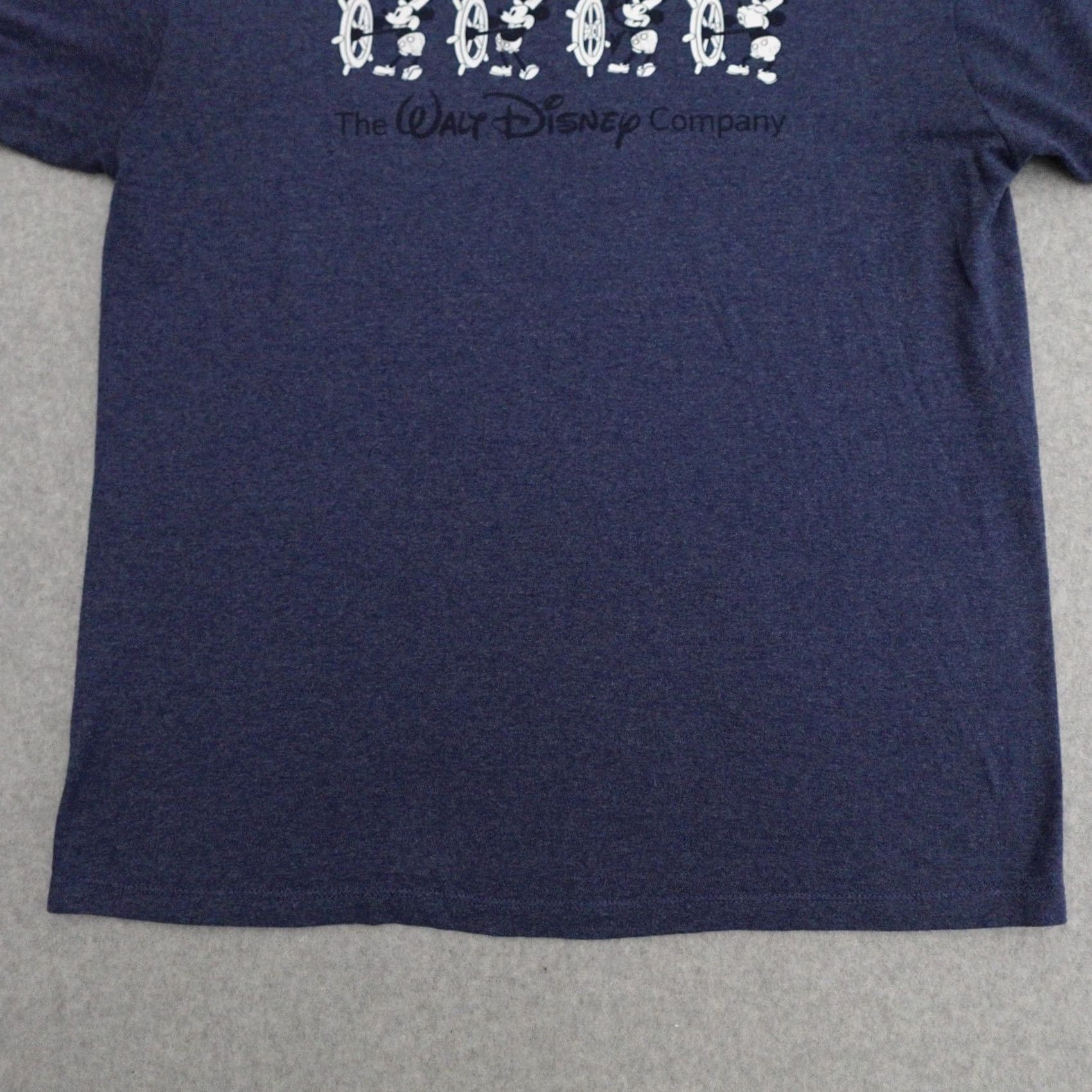 Disney VINTAGE Disney Mickey Mouse T-Shirt Adult Large Blue Steamboat Willie 1928 Graphic Mens Size US L / EU 52-54 / 3 - 7 Thumbnail