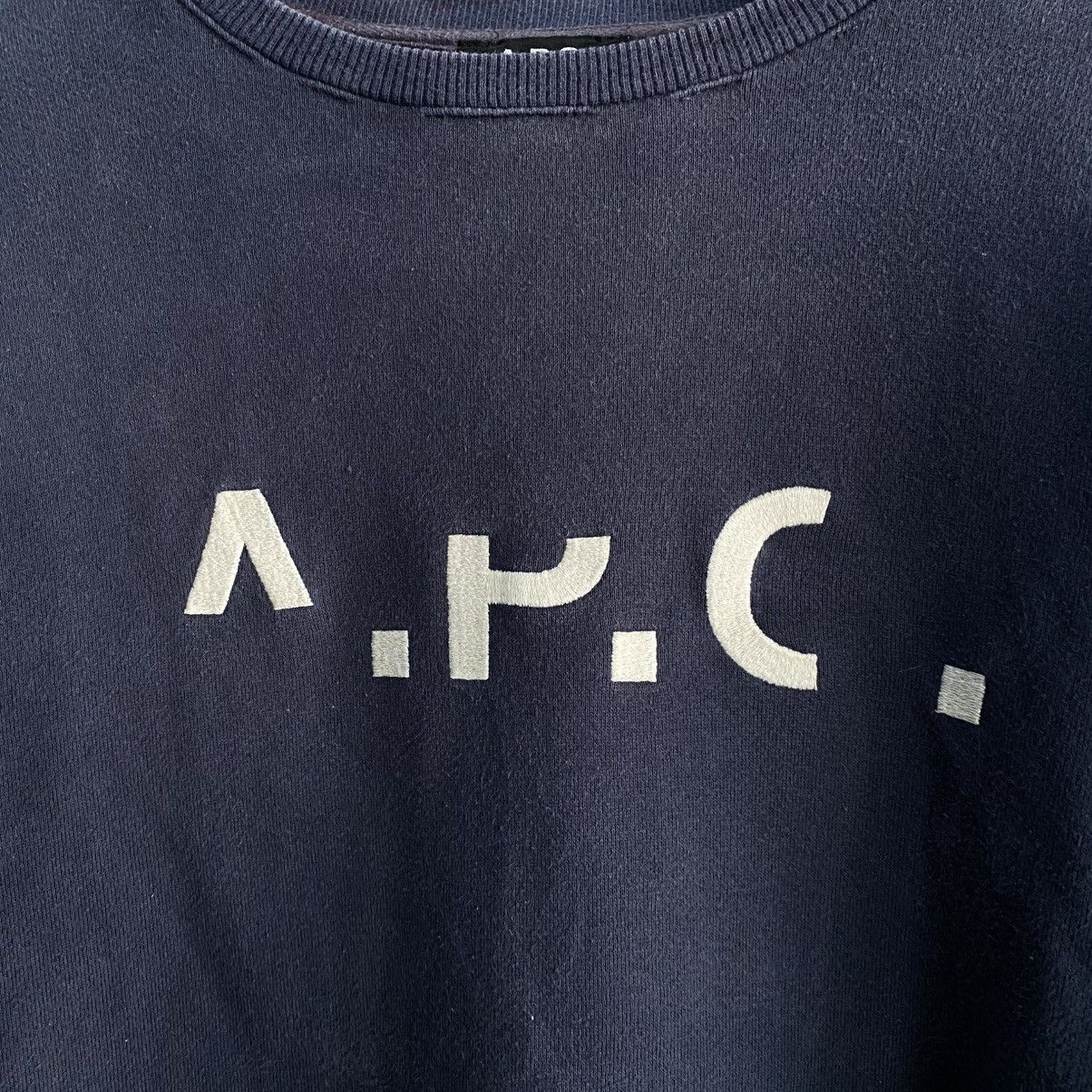 A.P.C. A.P.C Men’s Rue Madame Paris Crewneck Sweatshirt M Boxy Size US M / EU 48-50 / 2 - 5 Thumbnail