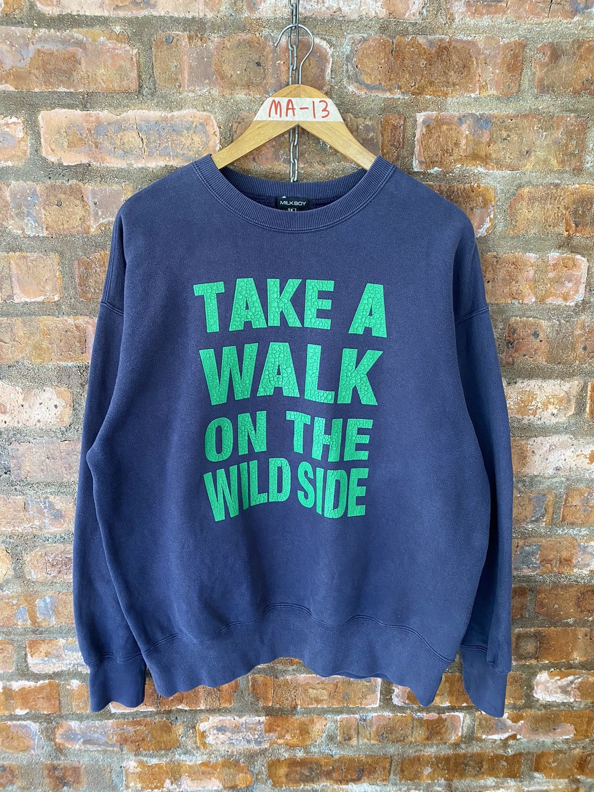 Junya Watanabe 🔥🔥AW2003 MILK BOY Poem Take a walk on the wild side Size US L / EU 52-54 / 3 - 3 Thumbnail