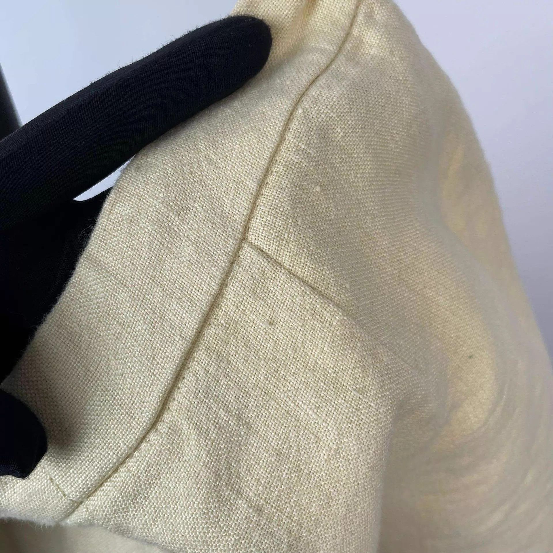 Valentino Valentino Linen-Cotton Short 38 Yellow Size 26" / US 2 / IT 38 - 6 Thumbnail
