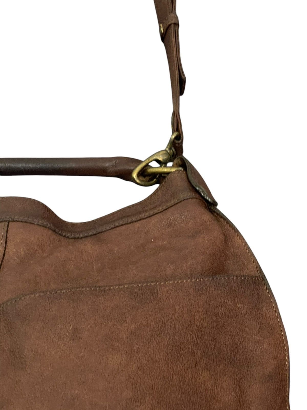 Leather Full Leather Patina Hungry Bum Shoulder Bag 1🟩7 Size ONE SIZE - 10 Thumbnail