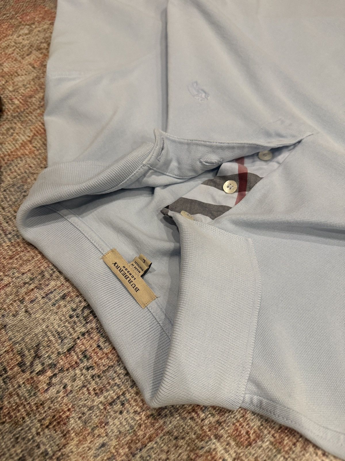 Burberry Burberry Polo Vintage Size US L / EU 52-54 / 3 - 2 Thumbnail