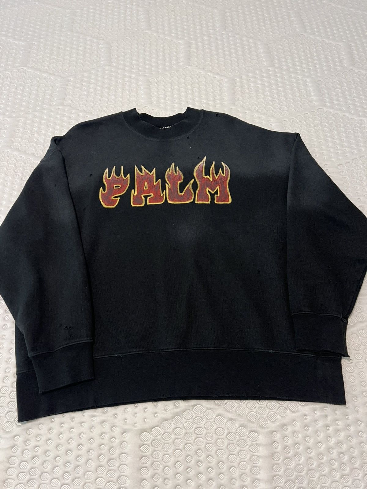 Palm Angels Palm Angels Flame Sweatshirt Size US L / EU 52-54 / 3 - 1 Thumbnail