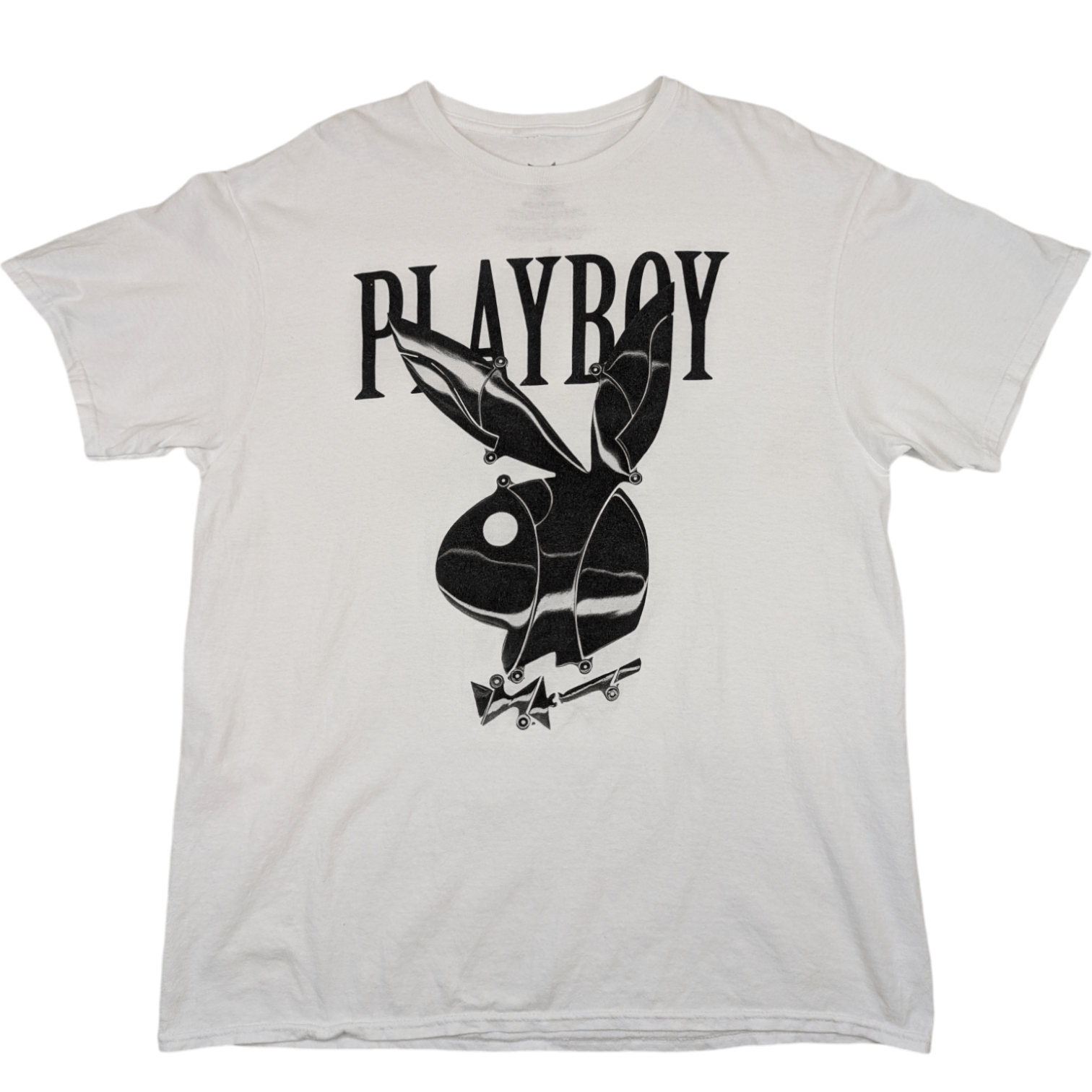 Playboy PLAYBOY Bunny Big Logo Graphic T-Shirt Size US L / EU 52-54 / 3 - 2 Thumbnail