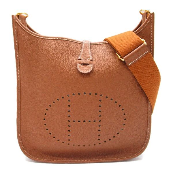 image of Hermes Clemence Evelyne Pm in Brown, Women's