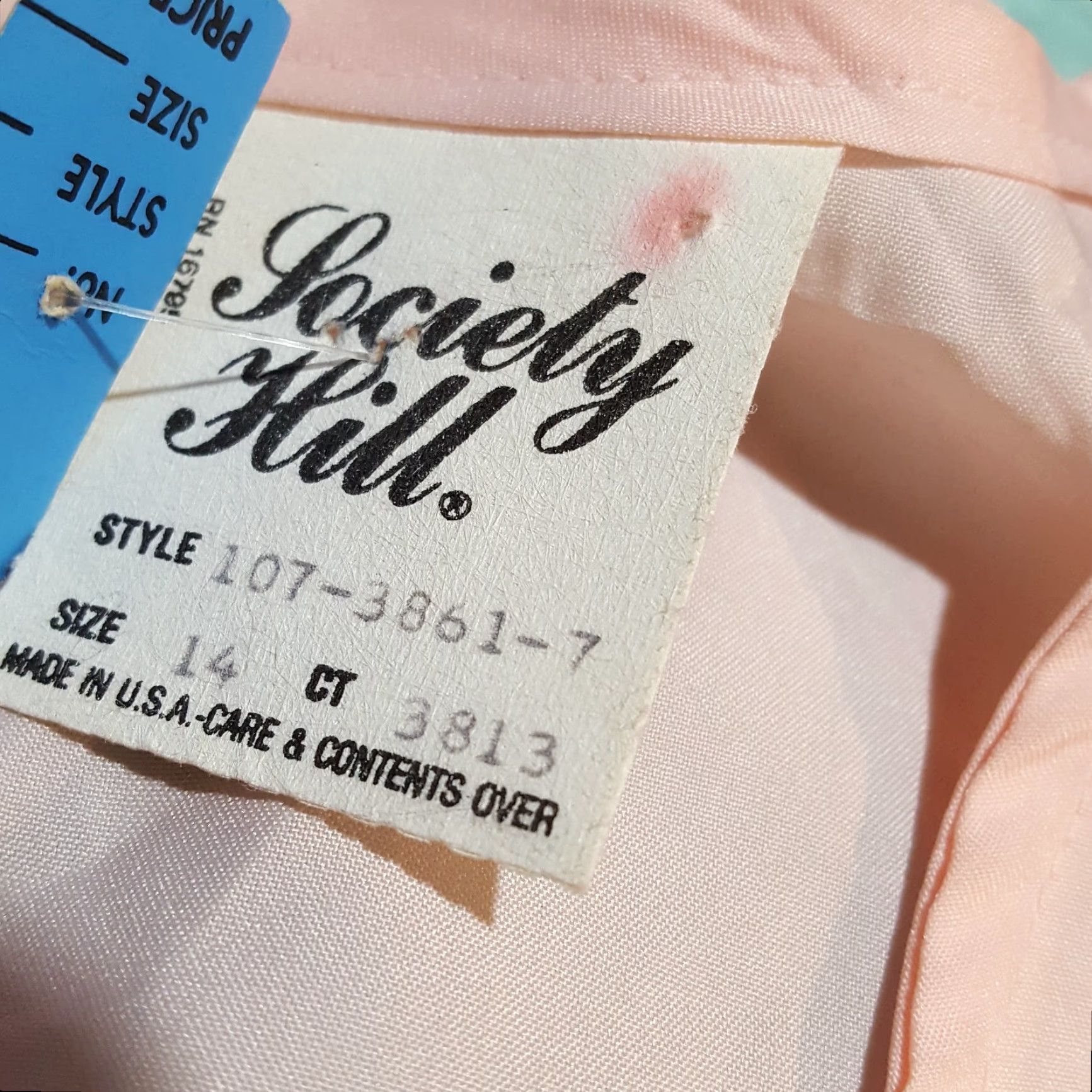 Pinko VINTAGE Society Hill T-Shirt Short Sleeve Casual All Seasons Size S Women Blue 80s 90s Retro Size S / US 4 / IT 40 - 5 Thumbnail