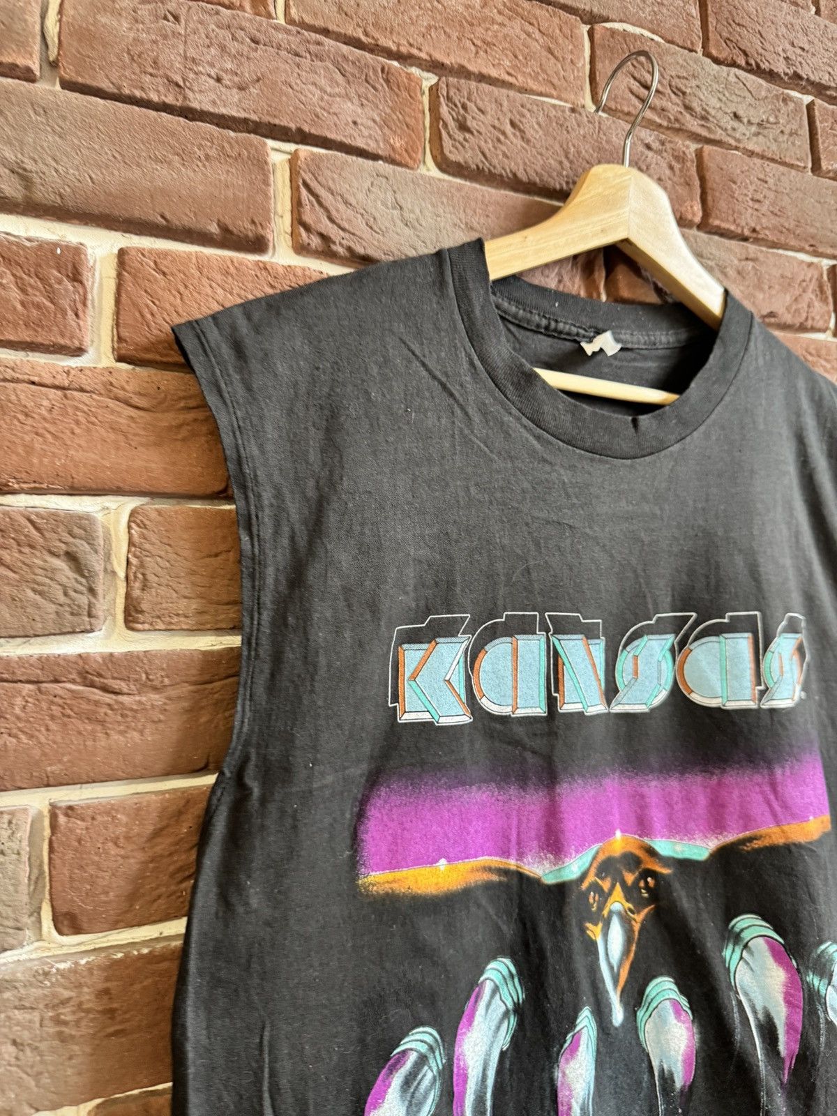 Band Tees Vintage 1990 KANSAS European Tour Rock Band Tee 90s Hrail Size US XL / EU 56 / 4 - 4 Thumbnail