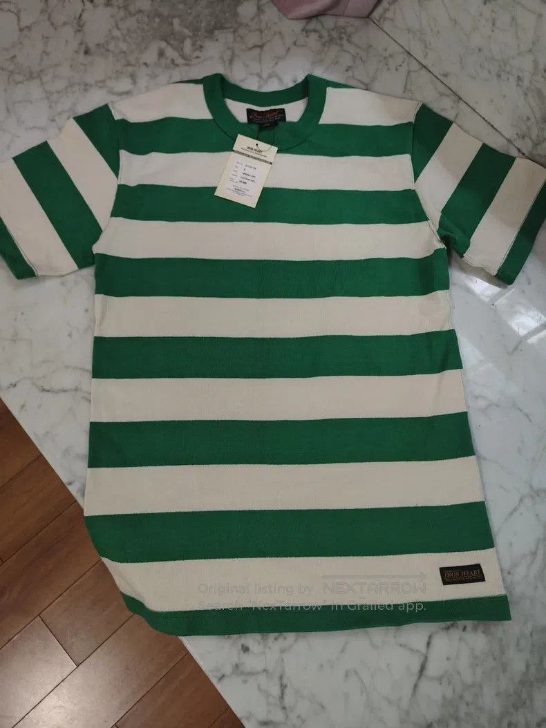 Iron Heart Iron Heart Green prisoner short-sleeved T-shirt Size US S / EU 44-46 / 1 - 1 Thumbnail