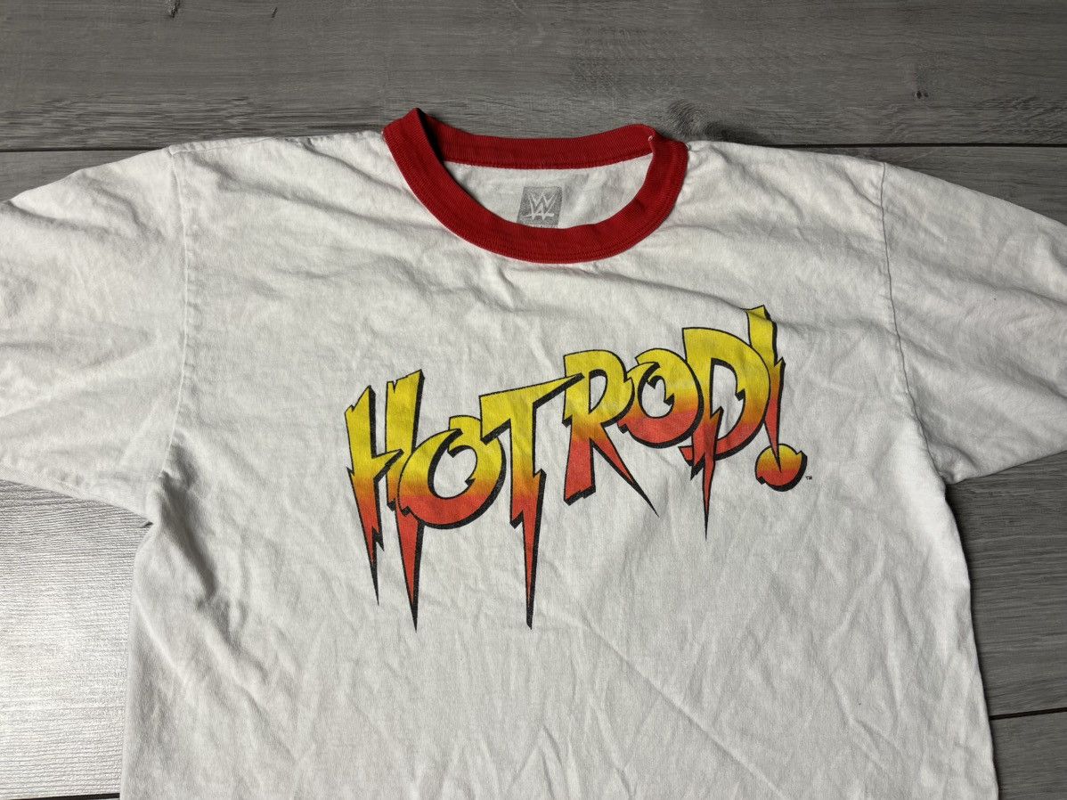 WWE Vintage Hot Rod Rowdy Roddy Piper Wrestling White T Shirt Size US M / EU 48-50 / 2 - 3 Thumbnail
