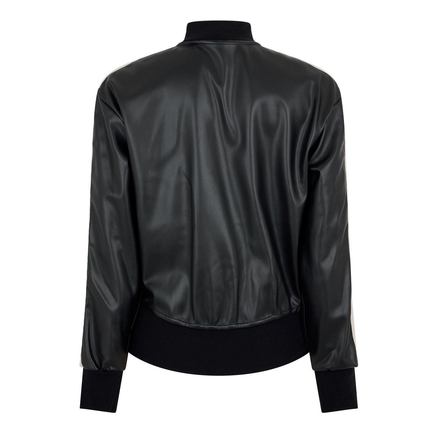 Palm Angels o1g2r1mq0325 Track Bomber Jacket in Black & White Size M / US 6-8 / IT 42-44 - 2 Thumbnail