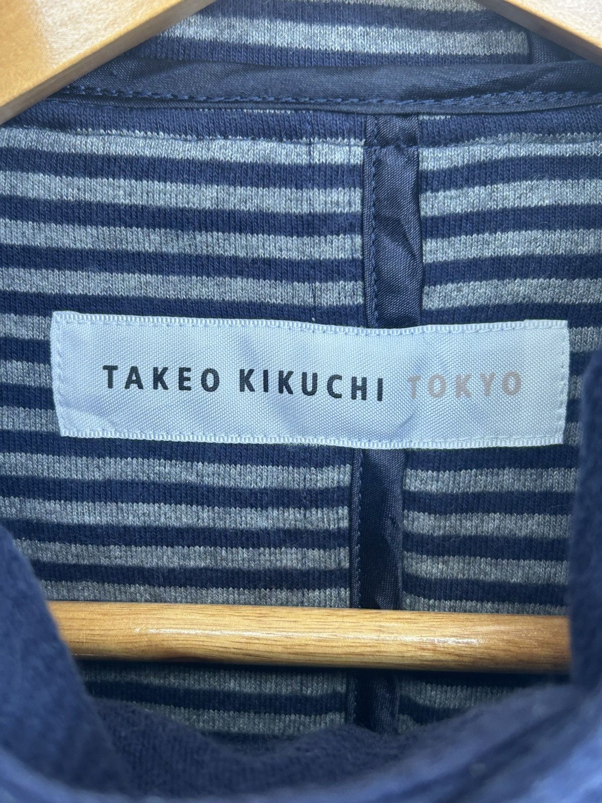 Takeo Kikuchi Takeo Kikuchi Vintage Hoodie Blue Size US L / EU 52-54 / 3 - 5 Thumbnail